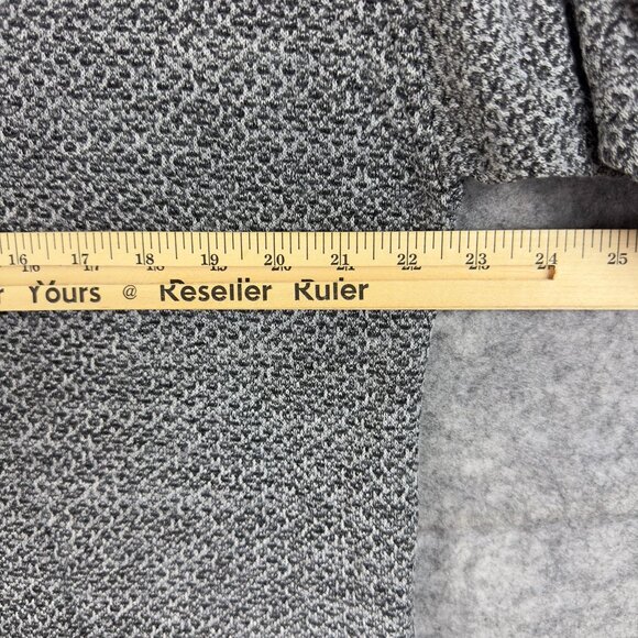 Giorgio Danieli Sweater Men L Gray Heather 1/4 Zip Long Sleeve Made In Italy - Picture 6 of 8